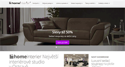 Desktop Screenshot of homeinterier.cz