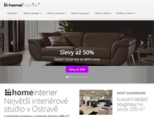 Tablet Screenshot of homeinterier.cz